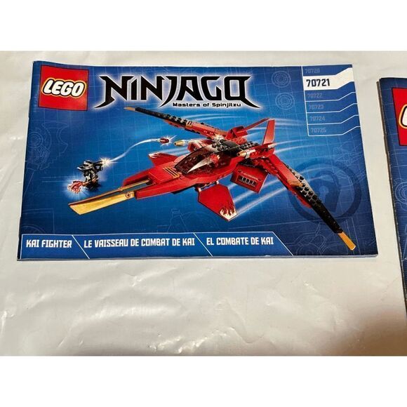 Lego Ninjago Manuals only 70721 & 70724 & 70725/1 & 70725/2 Very Good - Picture 3 of 5